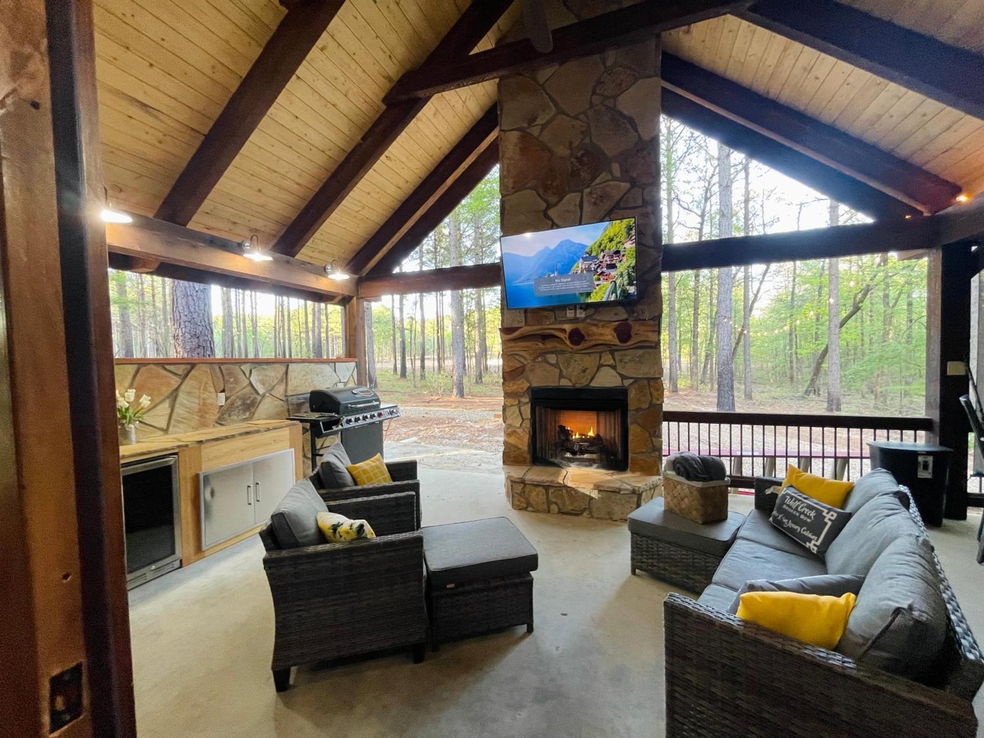 Wolf Creek Luxury Cabin 브로큰보우 외부 사진